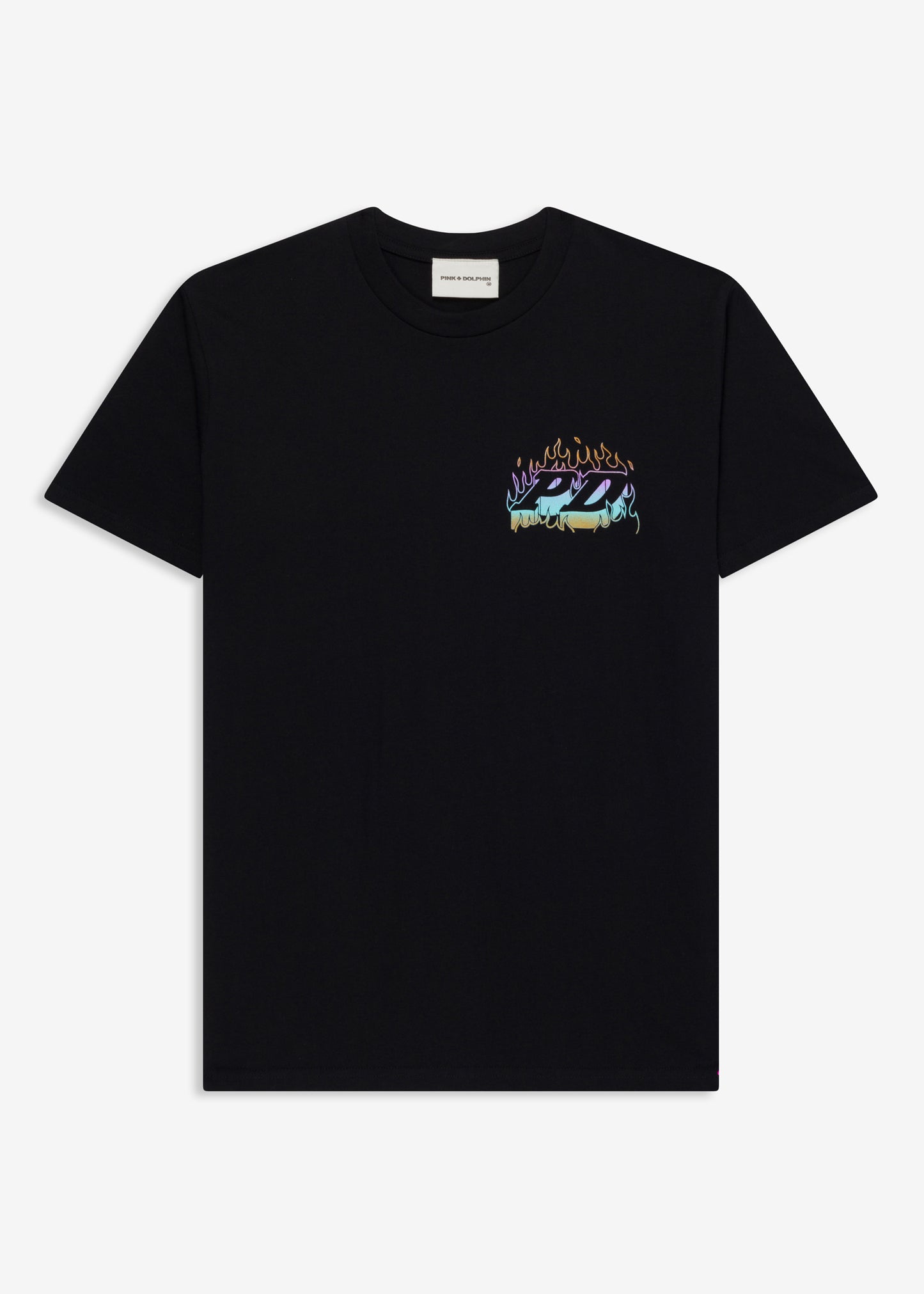 Flame Logo Tee – PINK+DOLPHIN